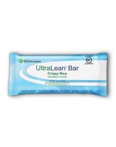 Nutra BioGenesis UltraLean Bar - Crispy Rice - 50 g Bars - 30 Count - 3.3 Lb