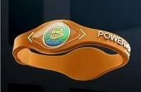 Silicone WristbandPower balance 100% Surgical Grade Silicone Wristband Balance Bracelet (Orange/White lettering) size Large