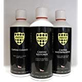 Protex World Convertible Soft Top Care Kit - Canvas Cleaner/Restorer(Black)/Waterproofer 1Ltr.