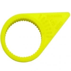 Checkpoint Safety Wheel Nut Indicator Loose Pointers Lorry Yellow Set Of 40 - 32mm