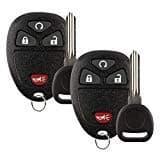Key Fob Compatible for Chevy Silverado, SaverRemotes Keyless Entry Remote with Ignition Key for Chevy Silverado, Avalanche, Traverse, GMC Sierra, Acadia, Pontiac Torrent, Suzuki XL-7 Key Fob