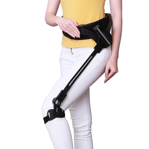 Rusopobe Lower Limb Assistance Walking Aid, Bionic Body Power Walking Aids Rehabilitation Training Leg Walking Training for Adults Elderly(Left,Small)