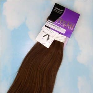 INDIAN REMY REMI HUMAN HAIR EXTENSION WEAVE BY SENSUAL 18" COLOR 4 BROWN