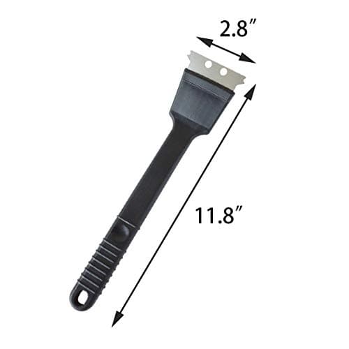 Stainless Steel Bird Droppings Cleaning Brush with Scraper Birdcage Accessory Parrot Pet Cage