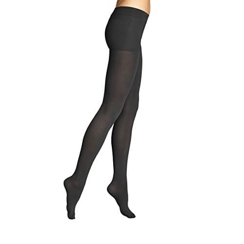 ITEM m6 Anti- Cellulite Women’s Beauty Opaque Compression Tights, Black, X-Large, Tall