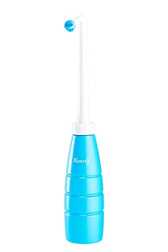 Sywtz Portable Travel Handheld Bidet for Personal Hygiene Care Travel Bidet 400ml Capacity Pointed Nozzle Spray Travel Bag