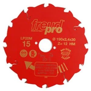FREUD PRO LP20M 015 TCT Circular Saw Blade - 190mm x 30mm - 12T