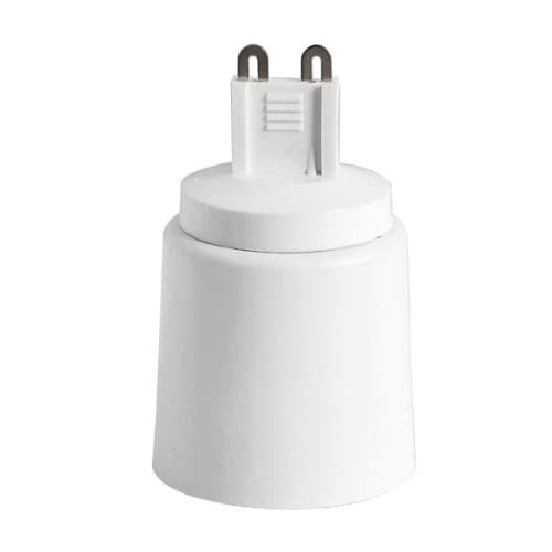 YiLighting - (G9 to E26/E27), G9 Plug-in Base to E26/27 Edition Screw Base Socket Converter for Halogen/LED/CFL Light Bulbs (3 Pack)