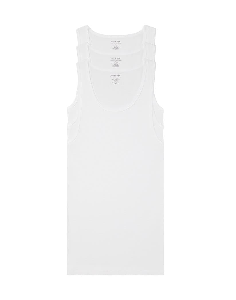 Calvin Klein Men's 3-Pack Cotton Classic Rib Tank Top