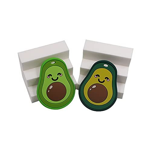 Silicone Avocado Fruit Teething Ring | Eco Friendly | Fun | Soothe Baby’s Sore Gums | Promote Fine Motor Skills…