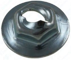 100 Thread Cutting Nuts 1/8" Stud Size 5/16" Hex