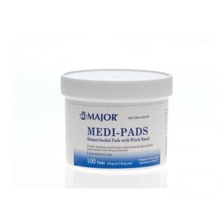 OTC030898 - Major Pharmaceutical Witch Hazel Hemorrhoidal Pads