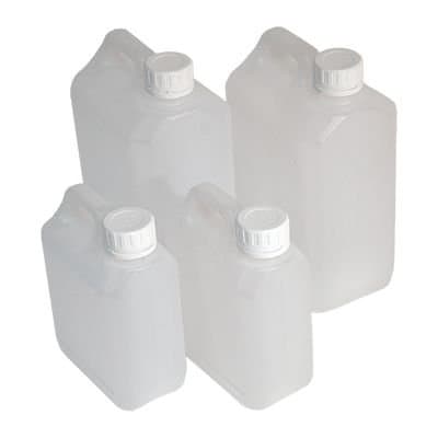 10 x Natural Plastic Jerry Cans (1L) - Ref SPT/PJ/010