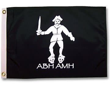 Black Bart 12"x18" Pirate Flag