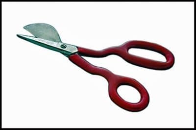 Napping Carpet Scissors 8'' Duck-Bill Off Set Handle