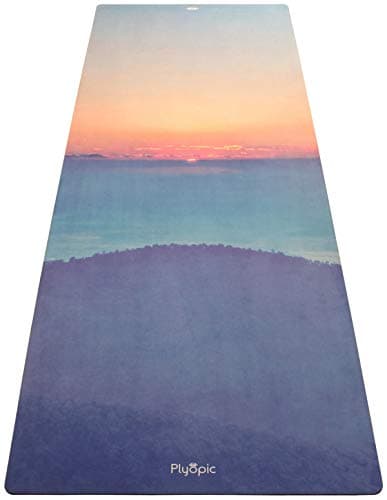All In One Yoga Mat | Luxury Sweat-Grip Mat/Towel Combo | Ideal for Yoga, Hot Yoga, Bikram, Pilates, Workout & Exercise | Eco-Friendly Natural Rubber