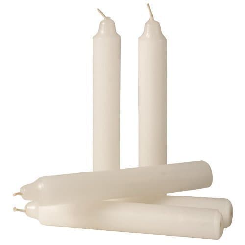 Set of 12 Long-Burn Emergency Candles, Unscented