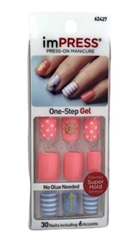 KISS imPRESS Manicure Short Length Nails 62427 Funky Town