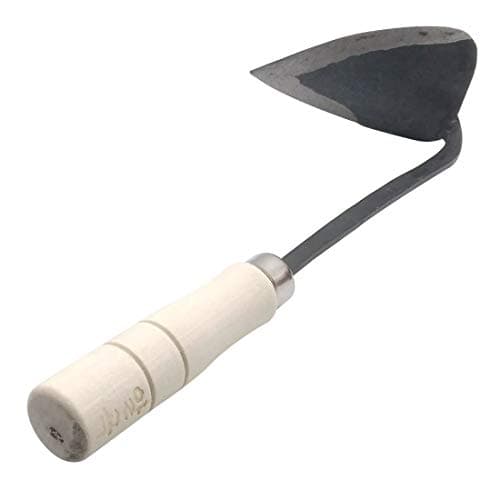 Korean Gardening Tool ho-mi Hand Plow Hoe Spade, Trowel, Weeder, and More! an Excellent Tool for use in Any Vegetable or Flower Garden 12.40 Inches (Round Triangle)