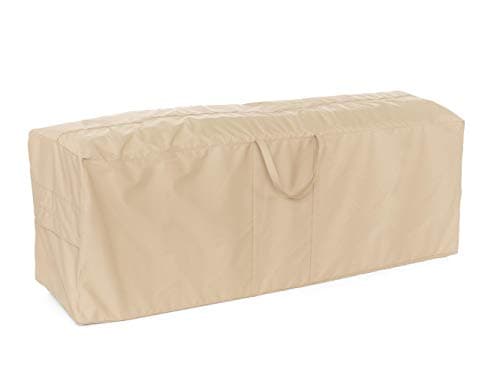 CovermatesCushion Storage Bag - Heavy-Duty Polyester, Weather Resistant, Water Resistant Zipper, Cover Accessories, 75W x 18D x 26H, Ripstop Tan