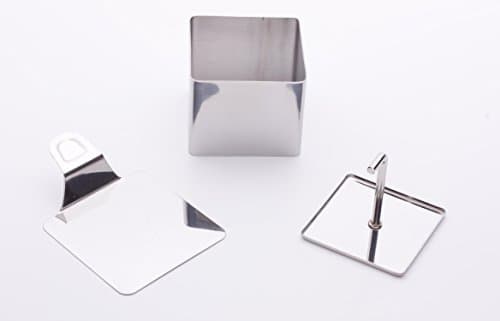 Sushi Tower The Original Kit Add-On Component – 3pc Square Shaped Personal Tower Set - Premium Stainless Steel Sushi Making Set - The Art of Elevated Sushi - Homemade Gourmet Sushi Your Way