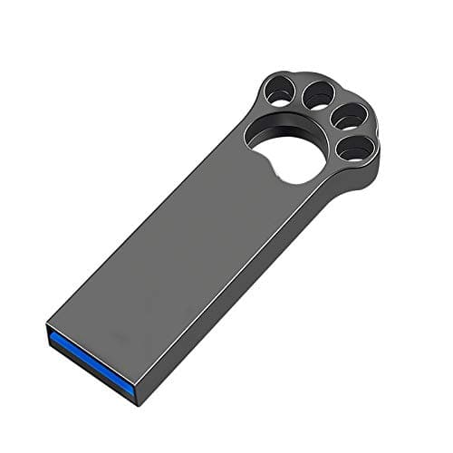 UFARID Novelty Cartoon USB3.0 Flash Drive USB Sticks Metal Memory Stick Thumb Drive Data Storage Pendrive Waterproof Jump Drive For Computers, Car Audios, Smart TV,etc (32GB, Grey)