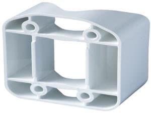 Yardcrafter Vinyl Fence 45 DEGREE ADAPTERS FOR LINE CONNECTORS (SET OF 2)