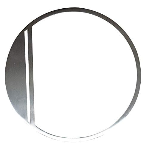 NACH Floating House Numbers, 6 inch Stainless Steel House Numbers for Outside - Number 0, Mid Century House Numbers with Mounting Hardware