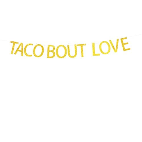 Taco Bout Love Banner Birthday Party, Fiesta Theme Party Banner Santonila Banner