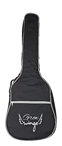 Grow wings Acoustic Guitar Padded Bag, Black { KED-BAG }