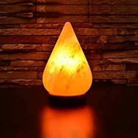 TATTVA * Dew Drop & Bud * Shape FROM * TISHYAA COLLECTIONS * Himalayan Pink Rock Salt LAMP, Crystal LAMP, for Positive Energy, Healing, FENG Shui, VAASTU & Home Decor ( Dew Drop & Bud ) Shape Qty - 1Pc