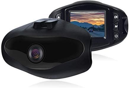 Dash Cam for Cars 1080P FHD Driving Recorder Vehicle Dashboard Camera with Wide Angle 1.5" LCD Screen CMOS Sensor Loop Recording Memory Card Included (Black)