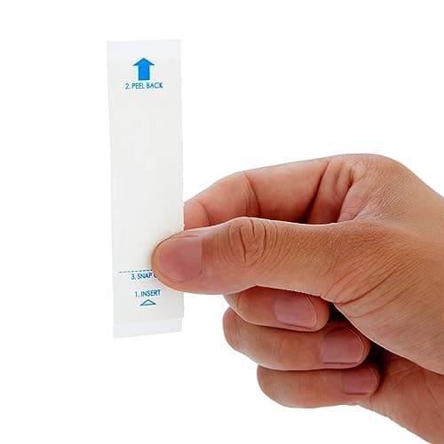 Pack of 100 Digital Thermometer Probe Covers - Disposable, Sterile and Safe, 3.75 x 1.02 Inches