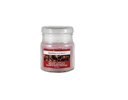 Black Cherry Candle - Scented Jar Candle, 1 candle,(Luminessence Candles)