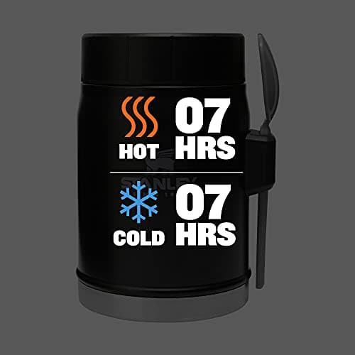 Stanley 10-09146-003 The Heritage Vacuum Food Jar Matte Black 14OZ / .4L