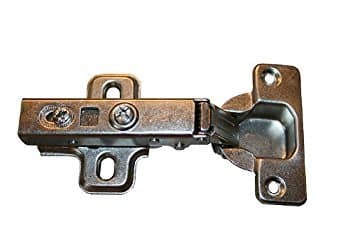 Soft Close Cabinet Cupboard Door Hinges 10 Pack 35mm Full Overlay 110 Degree, Plates and Screws Included Slow Shut Dotty Deals