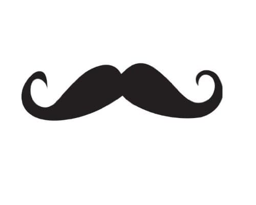 Chroma Moustache Decal Auto Art