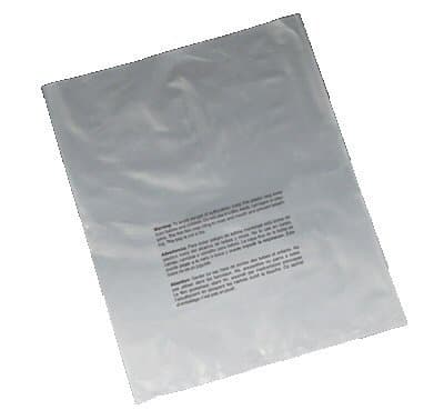 100 Piece Combo Pack Suffocation Warning 2 mil Flat Poly Bags: 4 Sizes. 25 Each: 6x9, 8x10, 9x12, 11x14