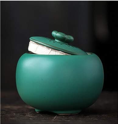 NO LOGO WHZJXB-ZYP Ceramic Tea Caddies ceramic jar tea storage box travel tea accessories kitchen canisters coffee canister D154 (color : B)