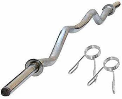 FITBOT 3ft. Weight Lifting CURL / BEND ROD (19-20mm) with ROD LOCKS Weight Lifting Bar