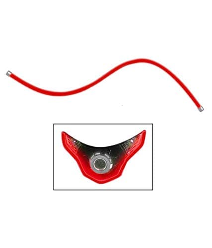 Spedy Flexible 30cm Bike Headlight Neon LED DRL Tube Red For SR 150 Model No_trenbcsku3623