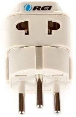 OREI Type H Adapter Israel – US to Israel Plug Adapter, Travel Plug Adapter for Israel – CE Certified & RoHS Compliant Israel Power Adapter