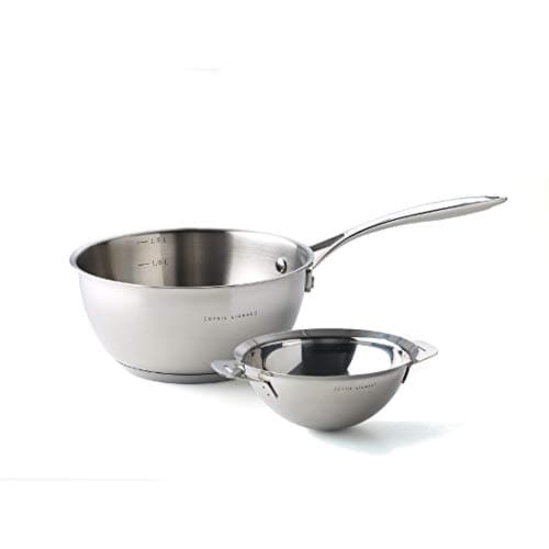 CYRIL LIGNAC 136-012 Conical Saucepan - Stainless Steel - Suitable for All Heat Sources Including Induction - 1.7 litres - 18 cm