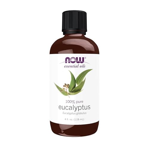 NOW Essential Oils, Eucalyptus Oil, Clarifying Aromatherapy Scent, Steam Distilled, 100% Pure, Vegan, 4 Fl Oz (1 Count)