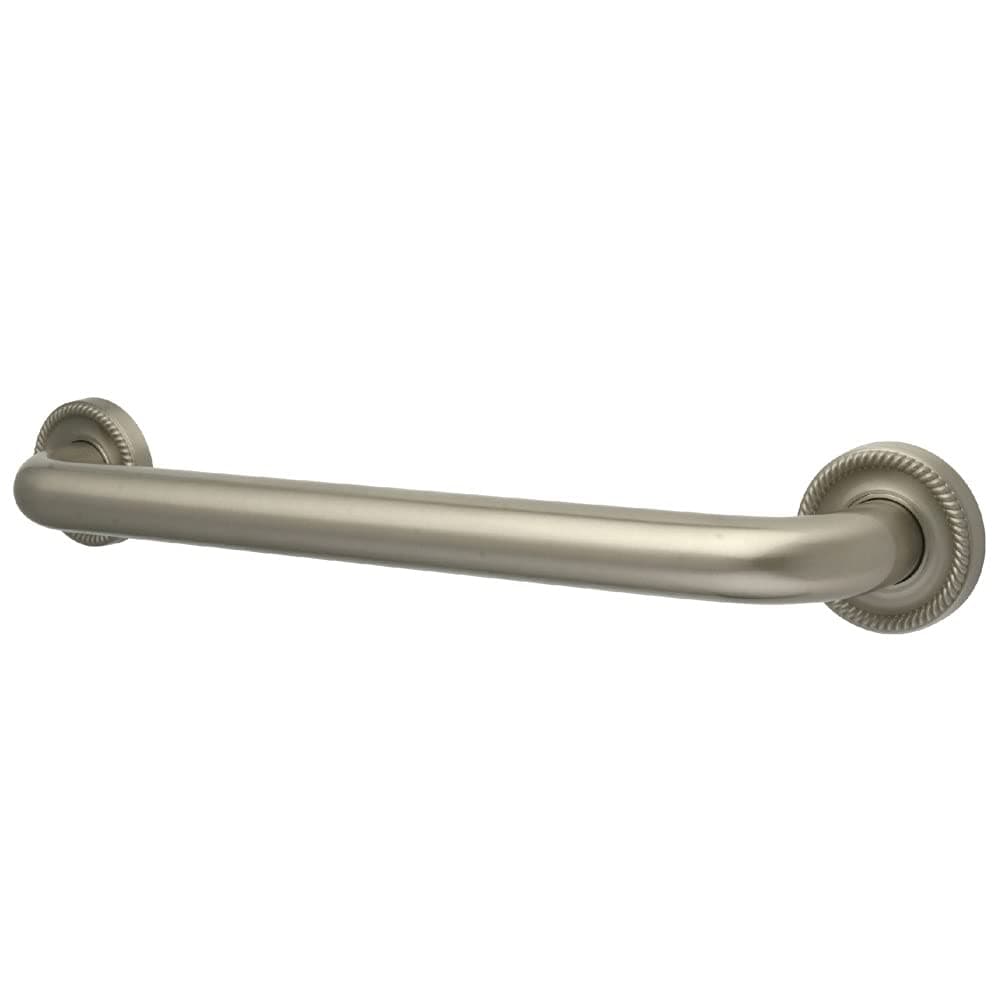 Kingston Brass DR914128 Designer Trimscape Camelon 12-Inch Grab Bar, Brushed Nickel