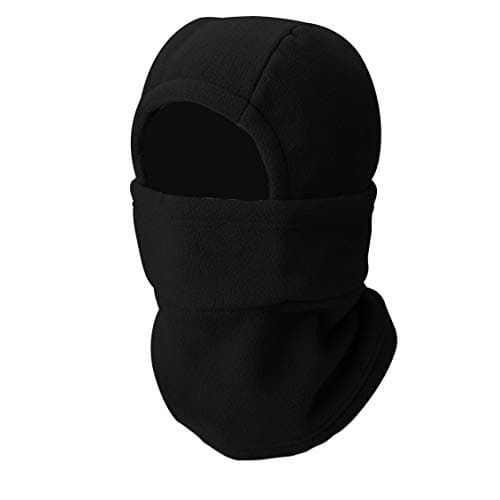 Balaclava Mask-Anti Dust Mask-Plus Protect Keep Safety for Kids Hood-Mask Neck Lengthen (Black)