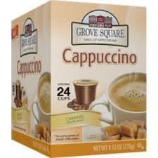 GROVE SQUARE CARAMEL CAPPUCCINO 96 CUPS [Hot Sale]