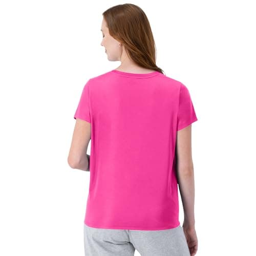Hanes Womens Cool Dri Performance V-Neck T-Shirt, Moisture-Wicking Short Sleeve Tee, 40+ UPF Protection, 1 Or 5 Pack