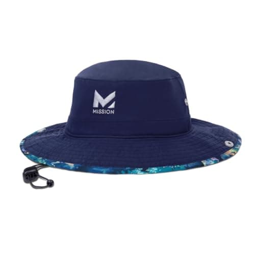 MISSION Cooling Bucket Hat - Unisex Wide-Brim Hat for Men & Women - Lightweight, Foldable & Durable - Cools Up to 2 Hours