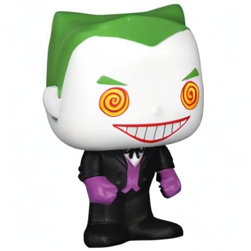 Funko Bitty POP! DC - The Joker, 4-Pack - Batman, Batgirl, The Joker and A Surprise Mystery Mini Figure - 0.9 Inch (2.2 Cm) - DC Comics Collectable - Stackable Display Shelf Included - Gift Idea